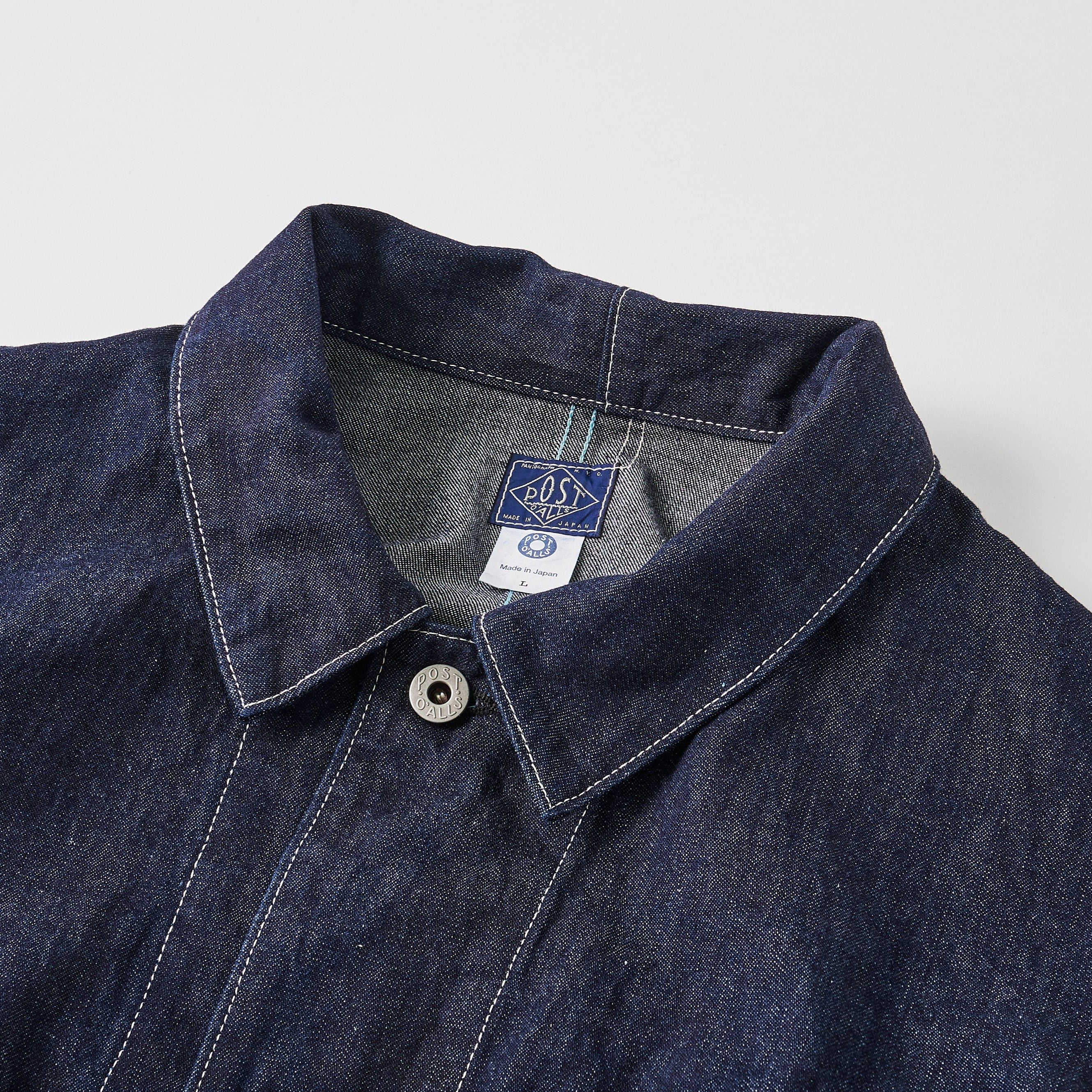 #1111 DeLuxe Railroader 01 : 10 oz denim indigo