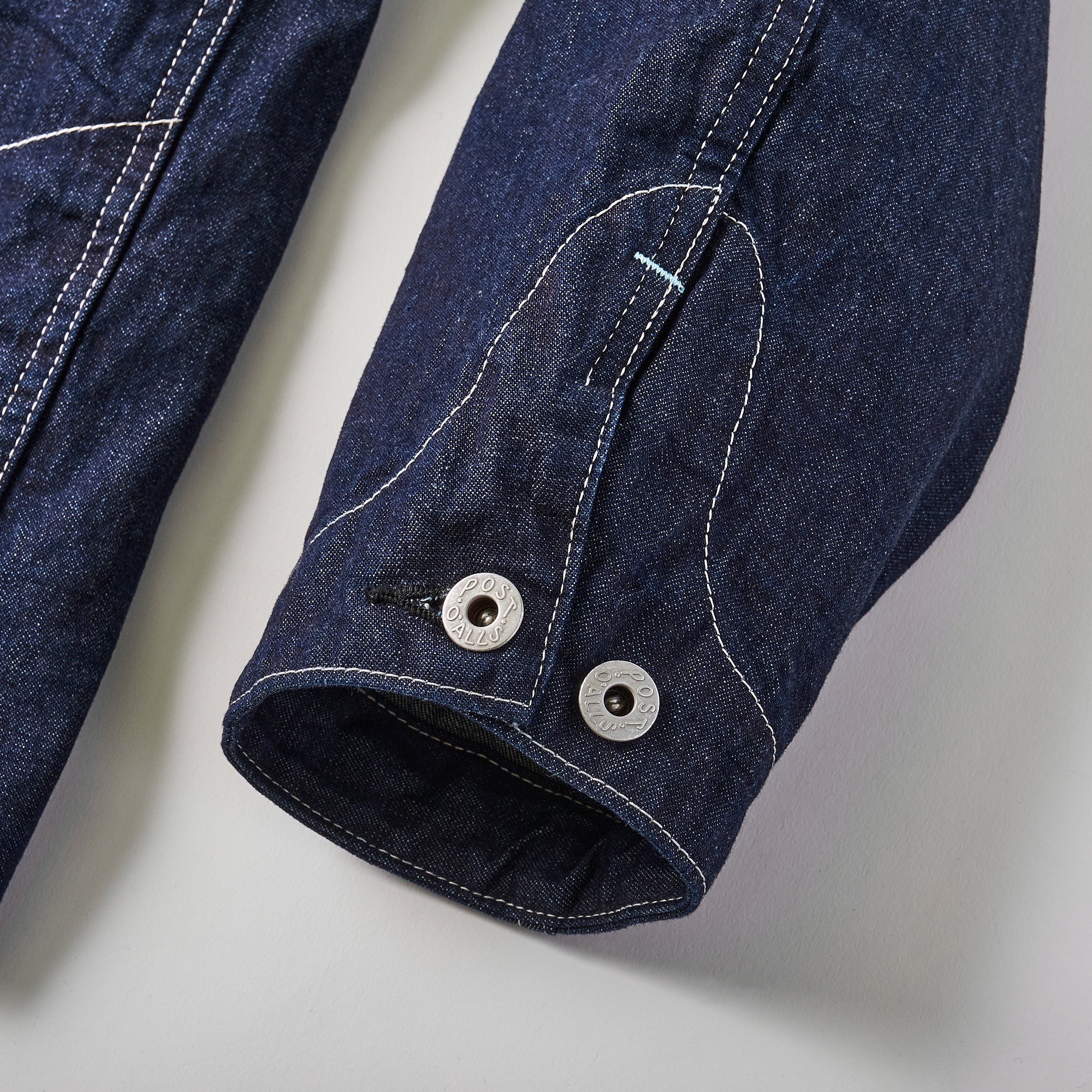 #1111 DeLuxe Railroader 01 : 10 oz denim indigo
