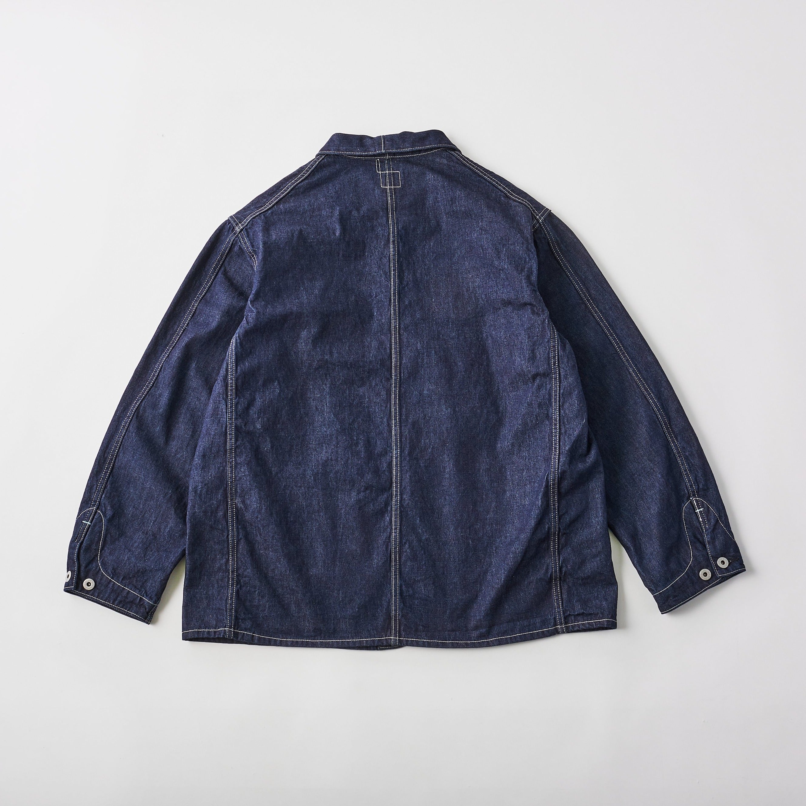 #1111 DeLuxe Railroader 01 : 10 oz denim indigo