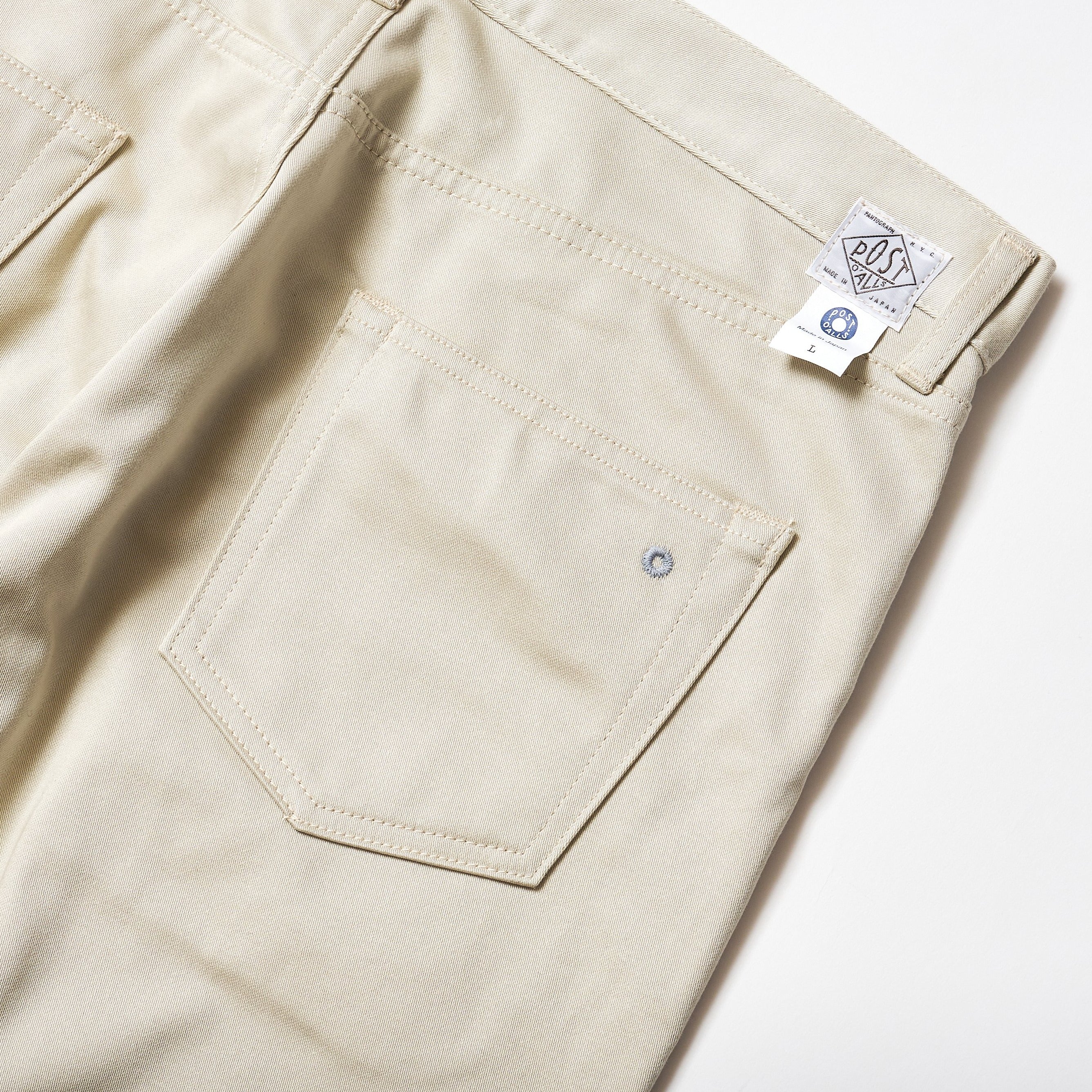 #3306 No.8 5 Pocket CS : cotton sateen stone