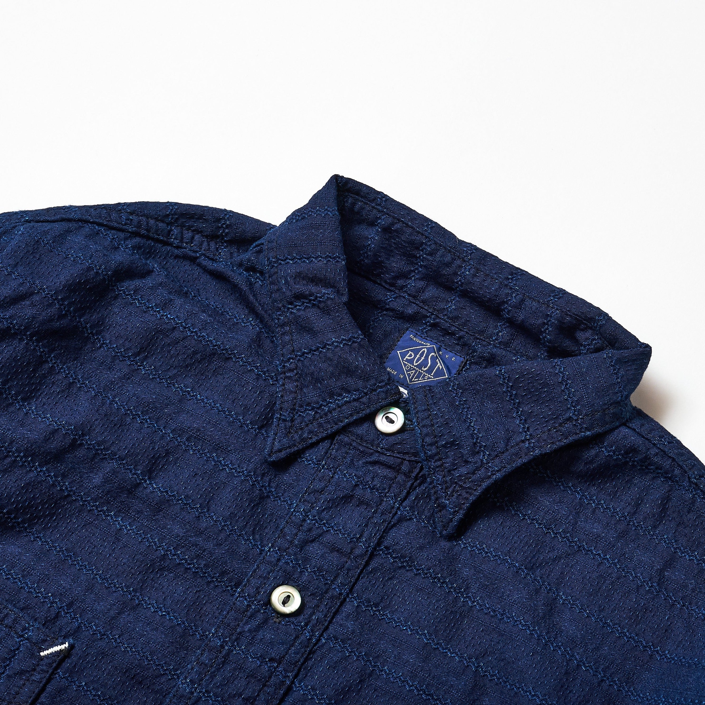 #3208 De Luxe IJ2 : indigo jacquard indigo