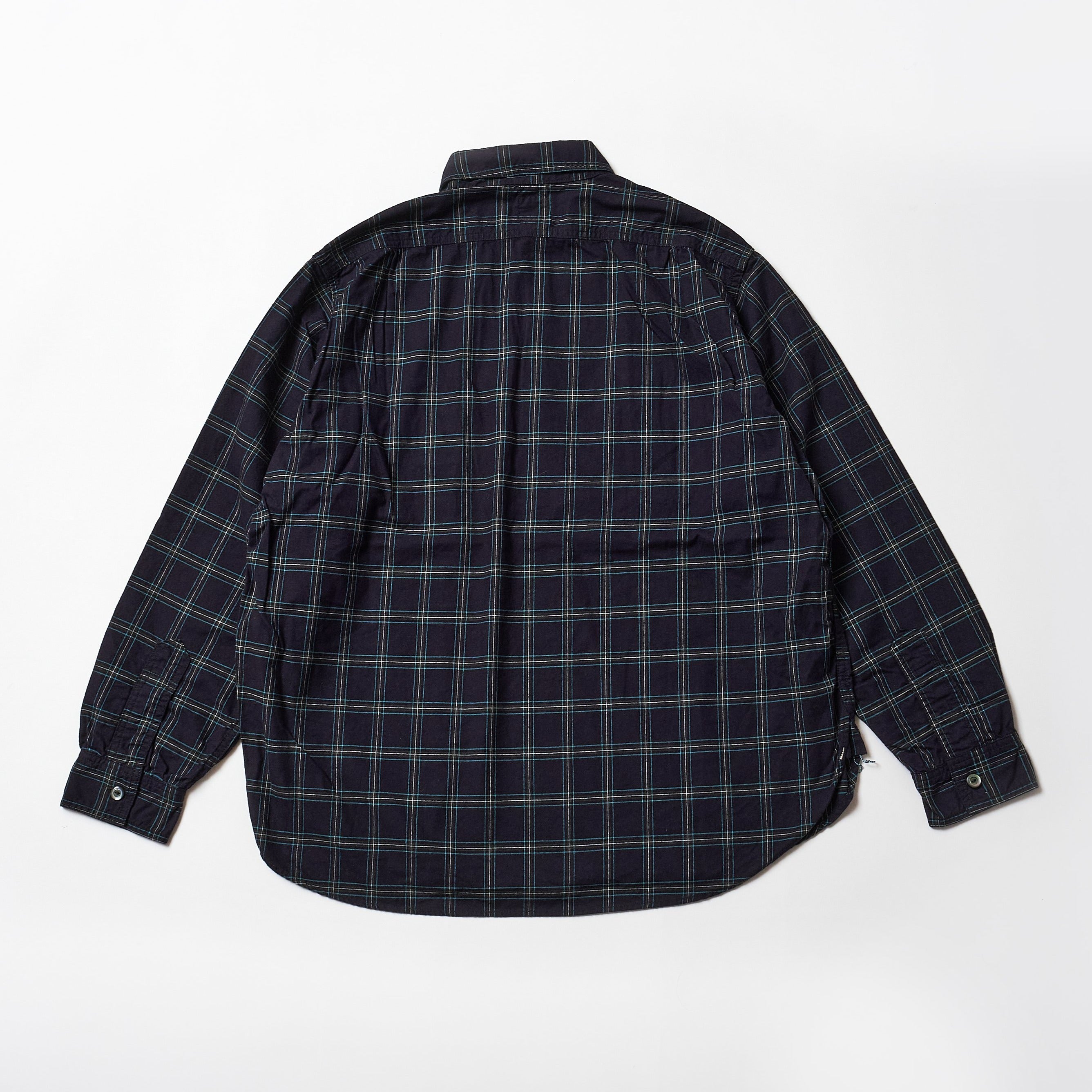 #3208 De Luxe CF4 : cotton flannel plaid navy x green