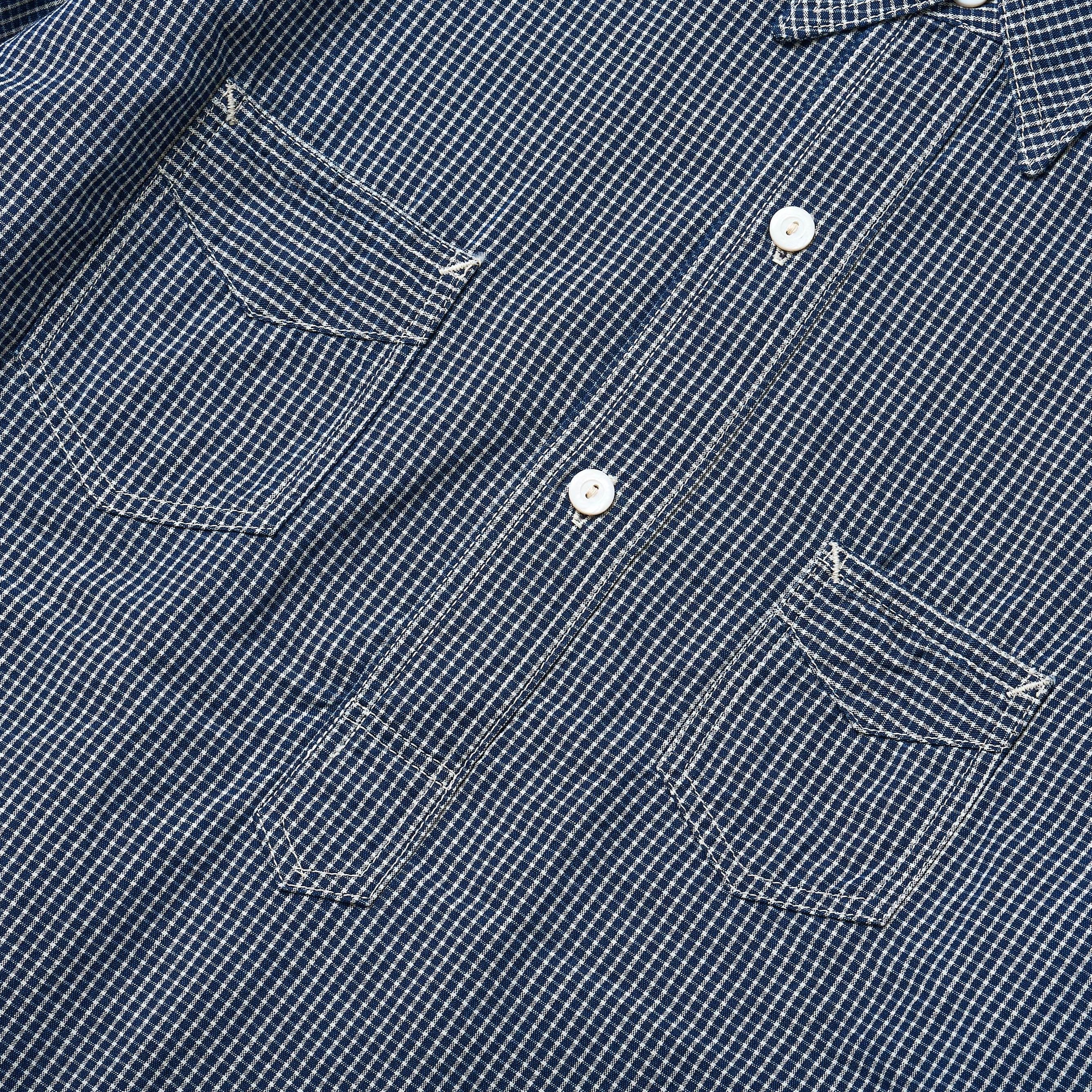 #3208 De Luxe IG : indigo gingham indigo