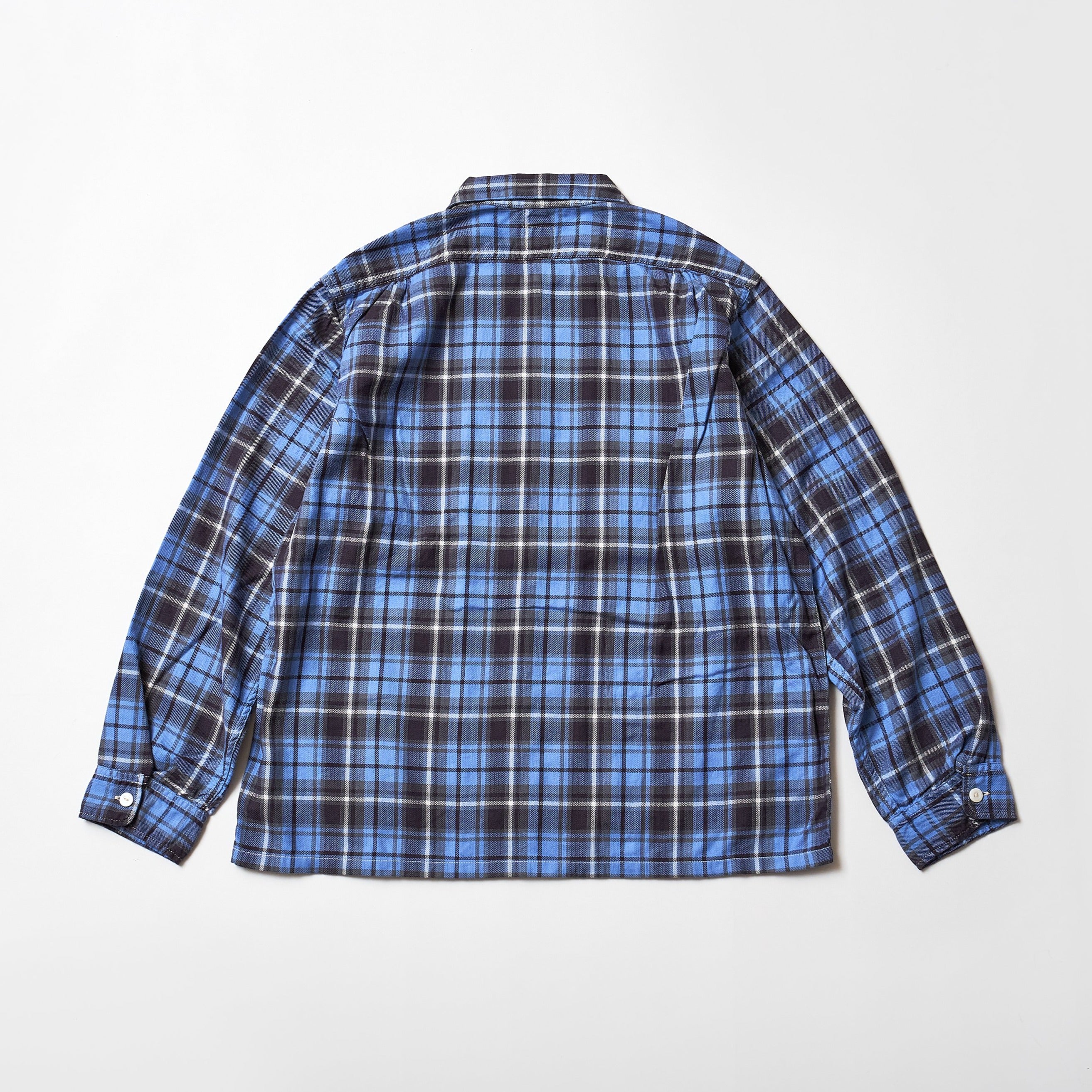 #3209 EZ Cruzer CF5 : cotton flannel check lt. blue plaid