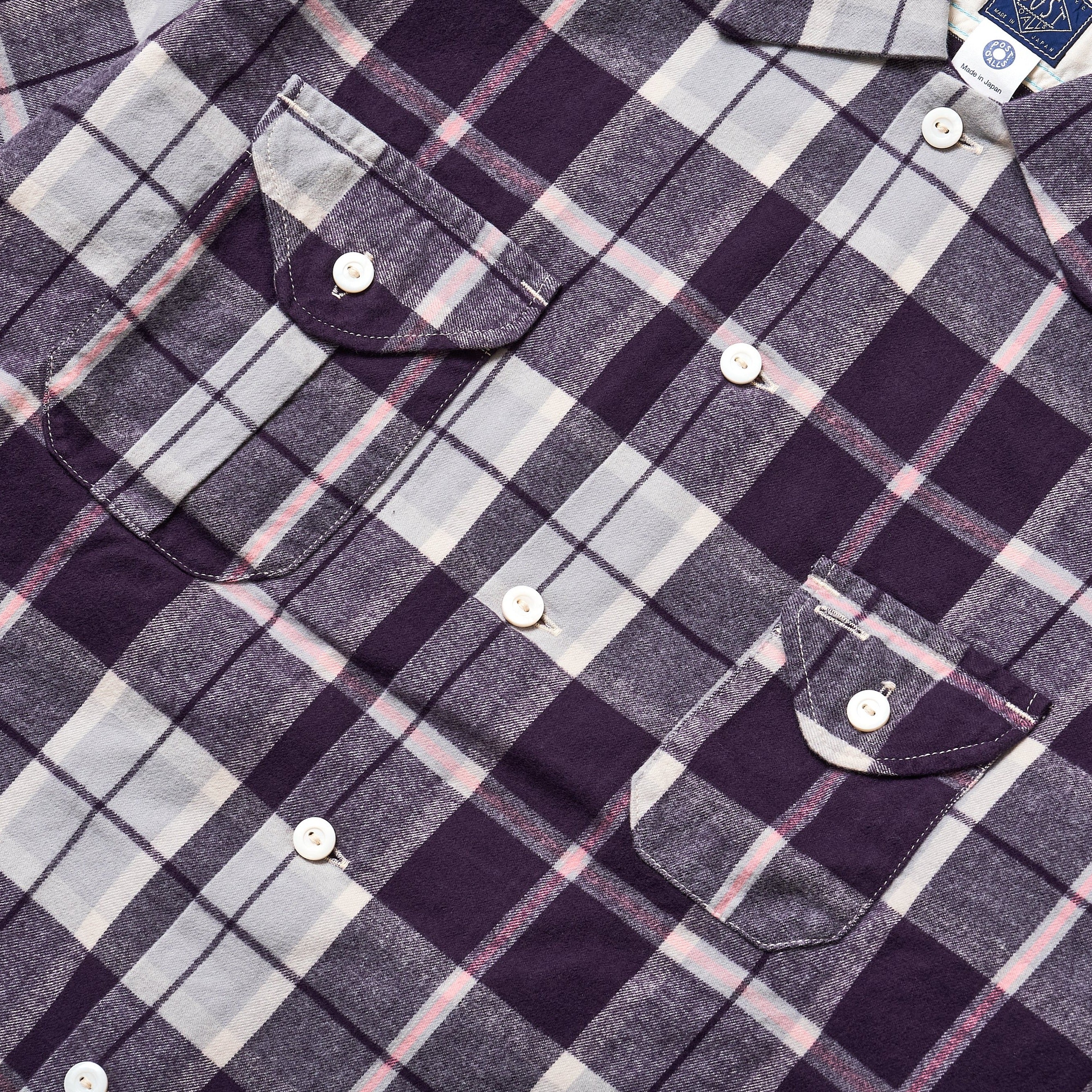#3209 EZ Cruzer CF6 : cotton flannel plaid purple plaid