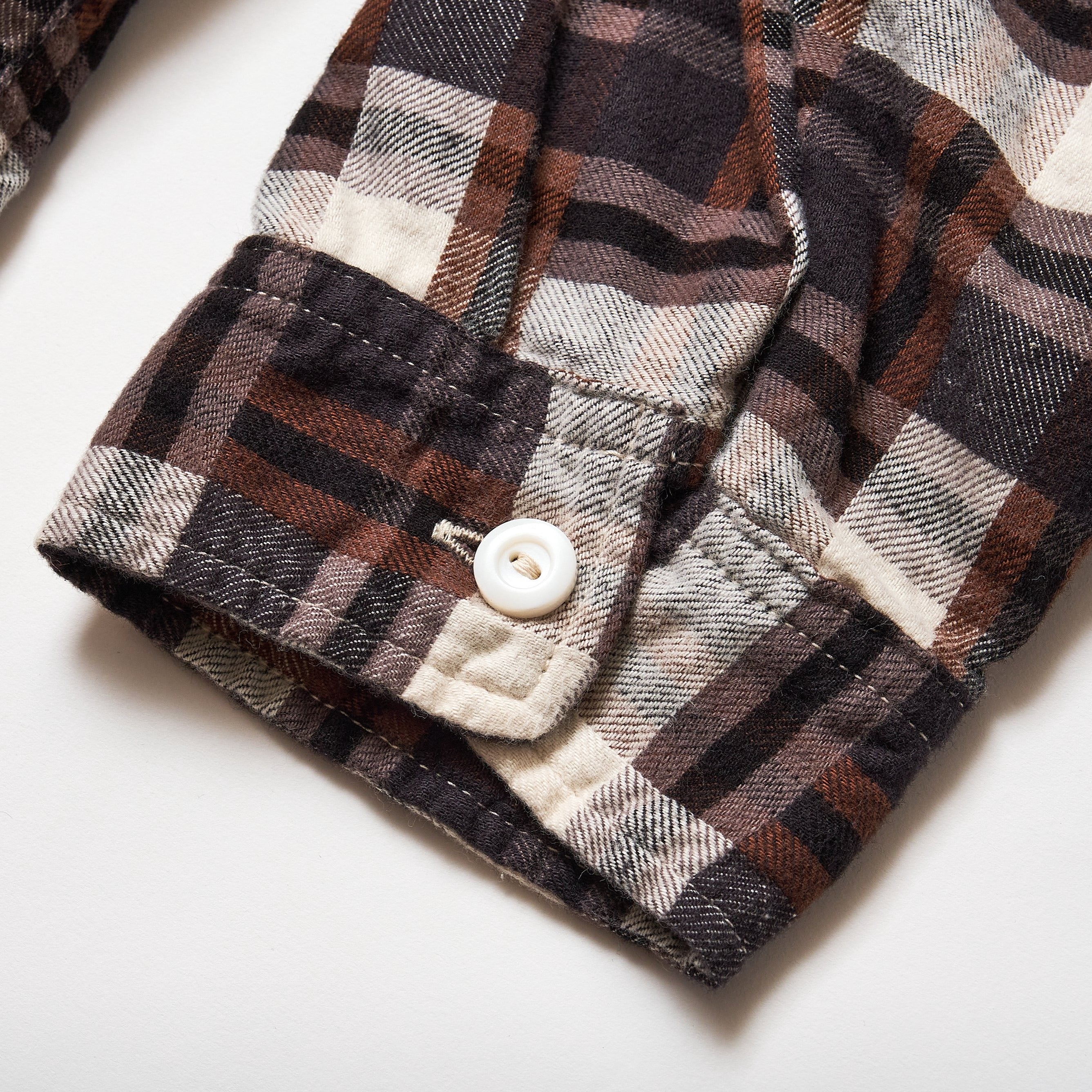 #3209 EZ Cruzer CF7 : cotton flannel plaid gray x brown