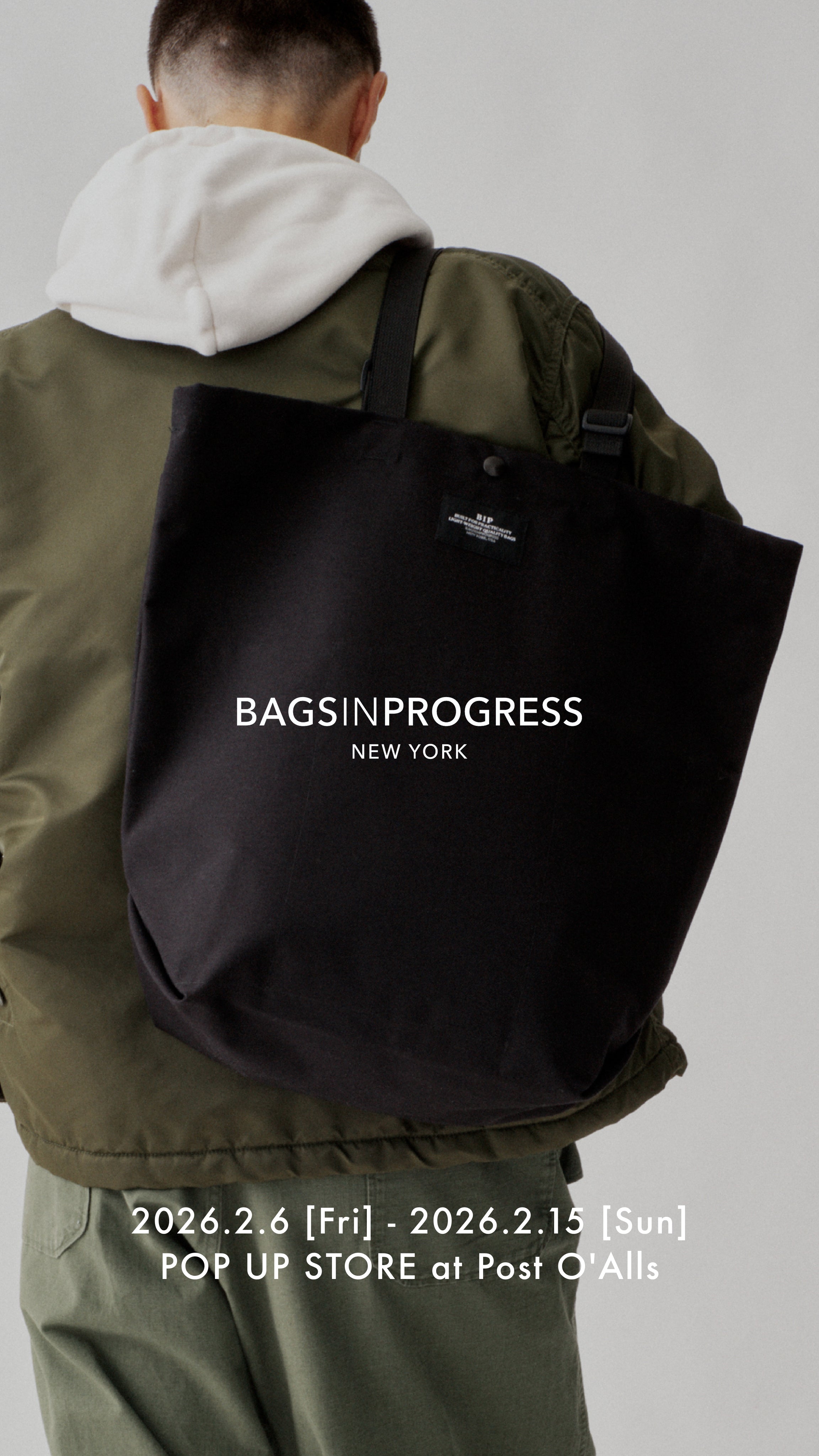 [BAGSINPROGRESS POP UP STORE at Post O'Alls]