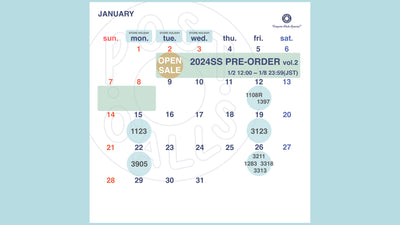 Product Schedule of January