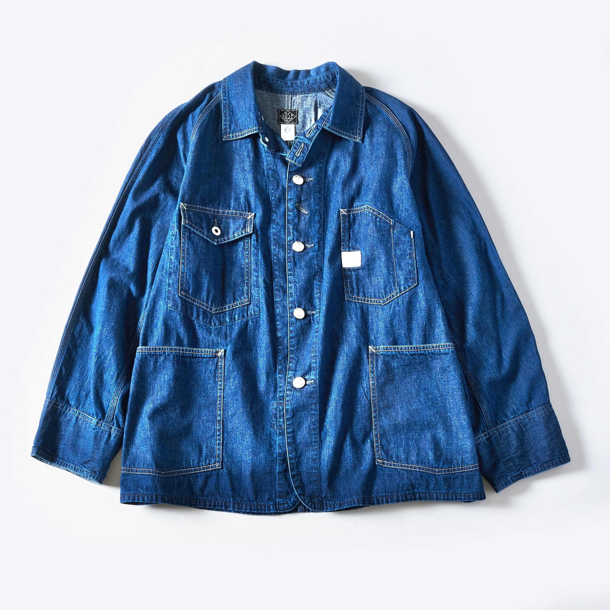 #1102-8DW Engineer's Jacket : 8oz. deep washed denim indigo
