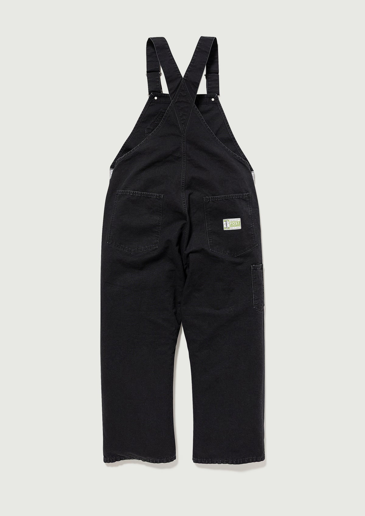#262PODS-PTM01-1993 DUCK OVERALLS  BLACK