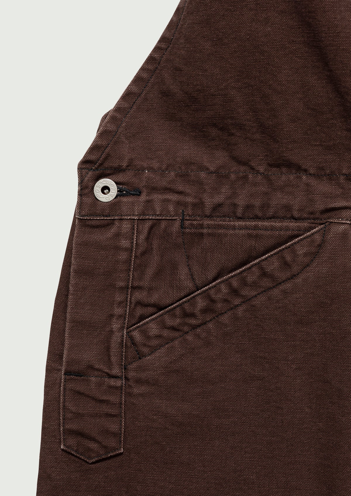 #262PODS-PTM01-1993 DUCK OVERALLS  BROWN