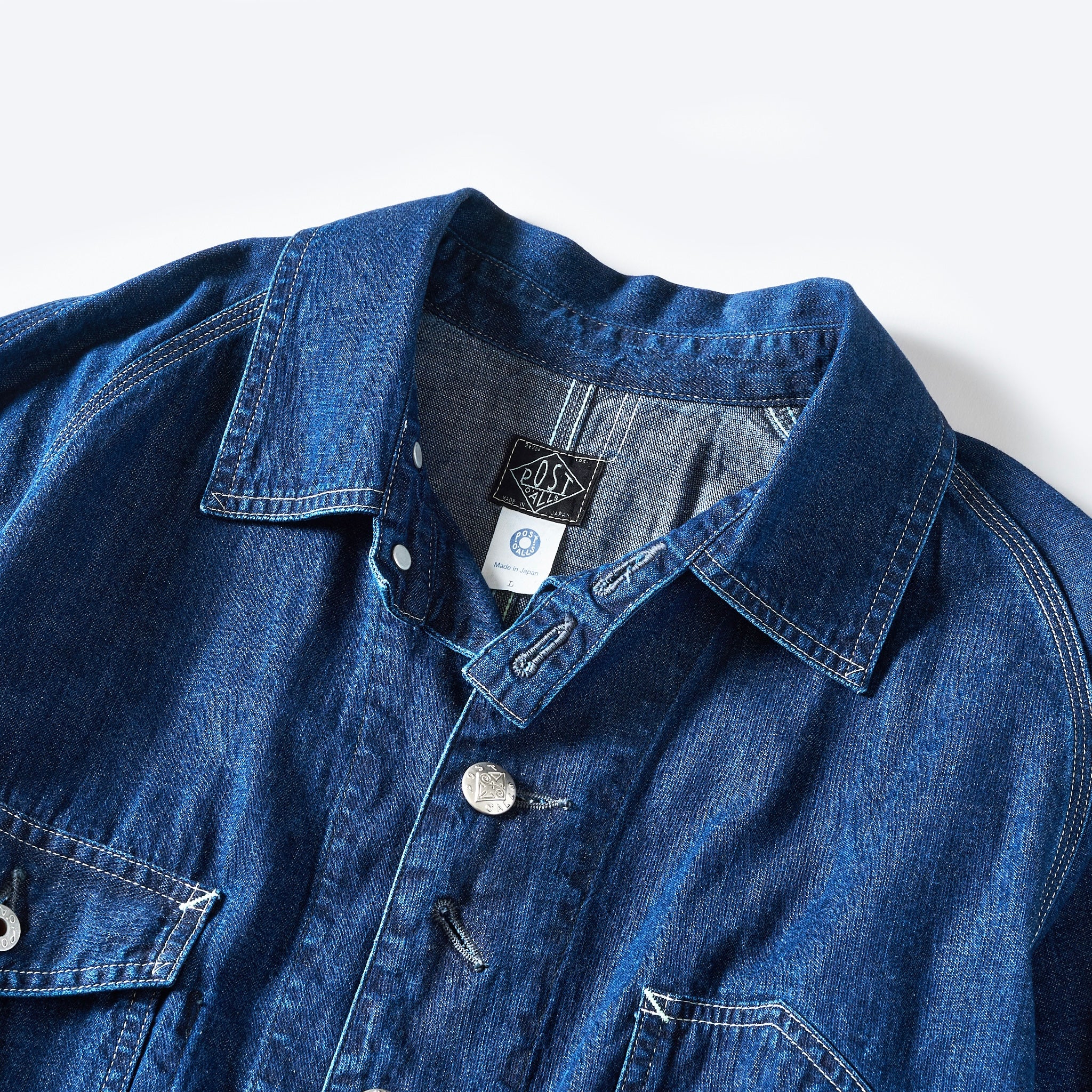 #1102-8DW Engineer's Jacket : 8oz. deep washed denim indigo