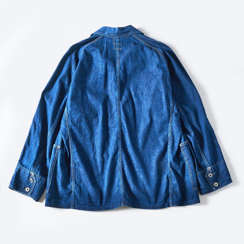 #1102-8DW Engineer's Jacket : 8oz. deep washed denim indigo 