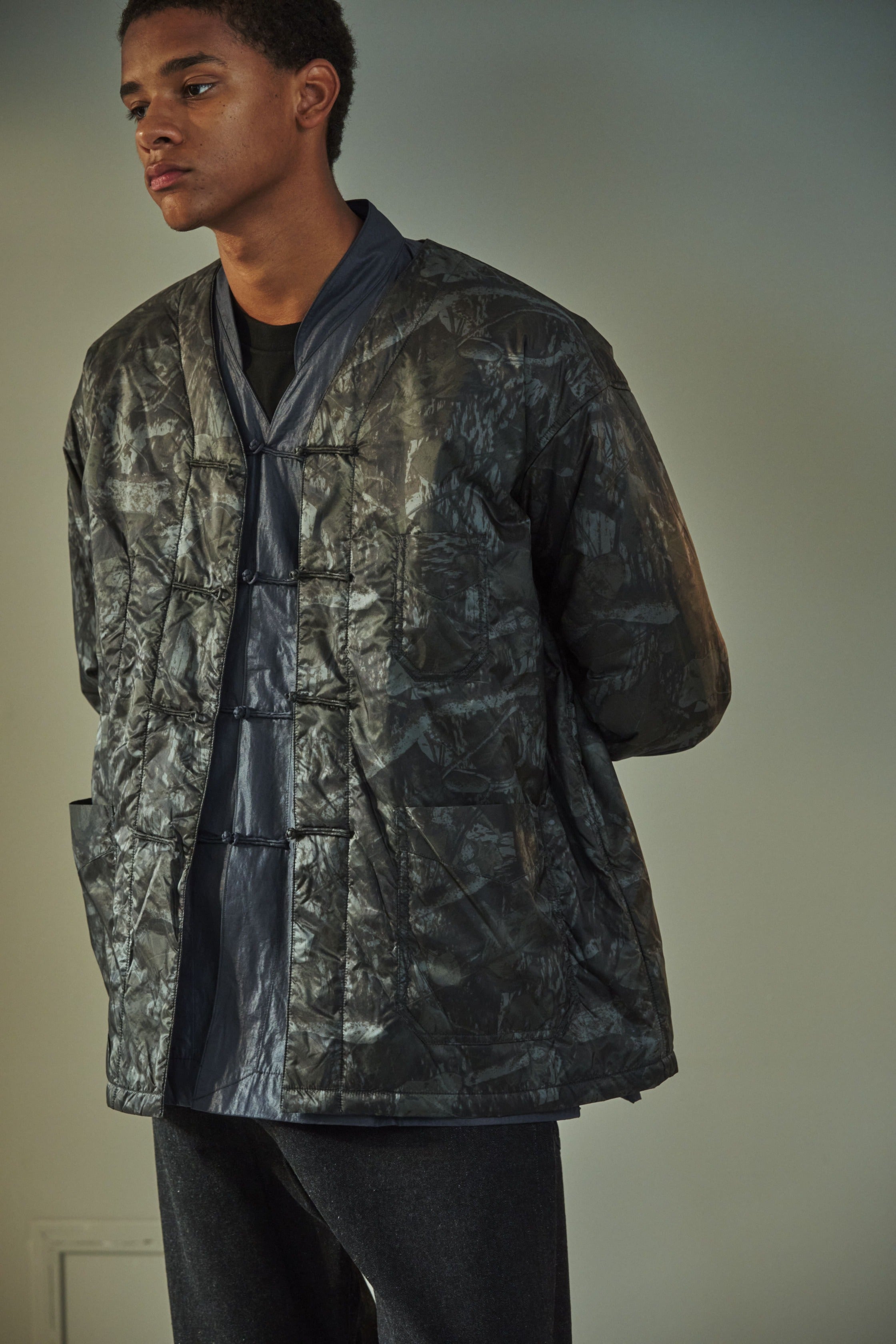 #3109BL-NC3 POST Chinois DV : nylon forest camo grey jungle