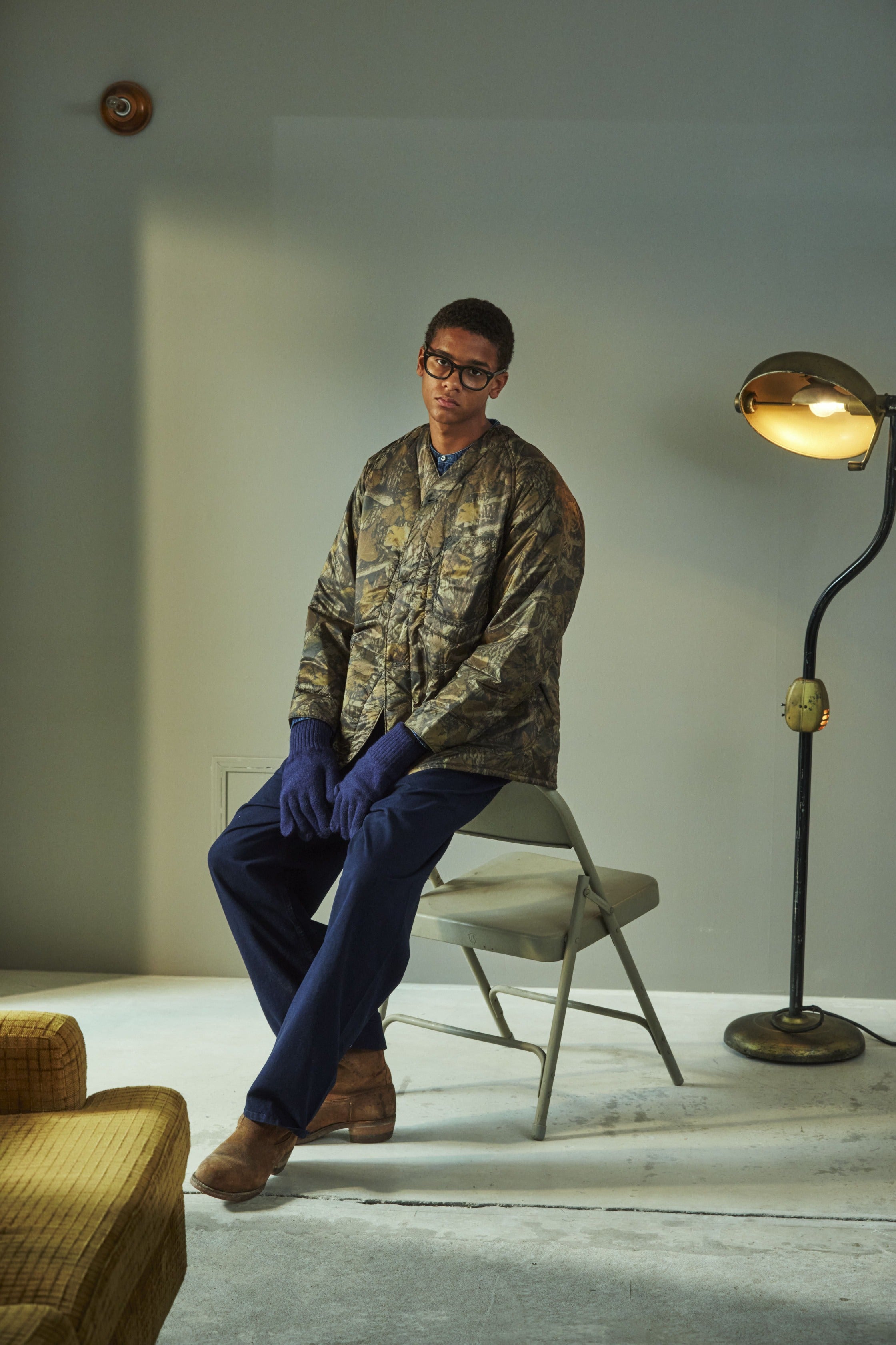 #3123DVL-NC1 POST 44 DV : nylon forest camo brown jungle