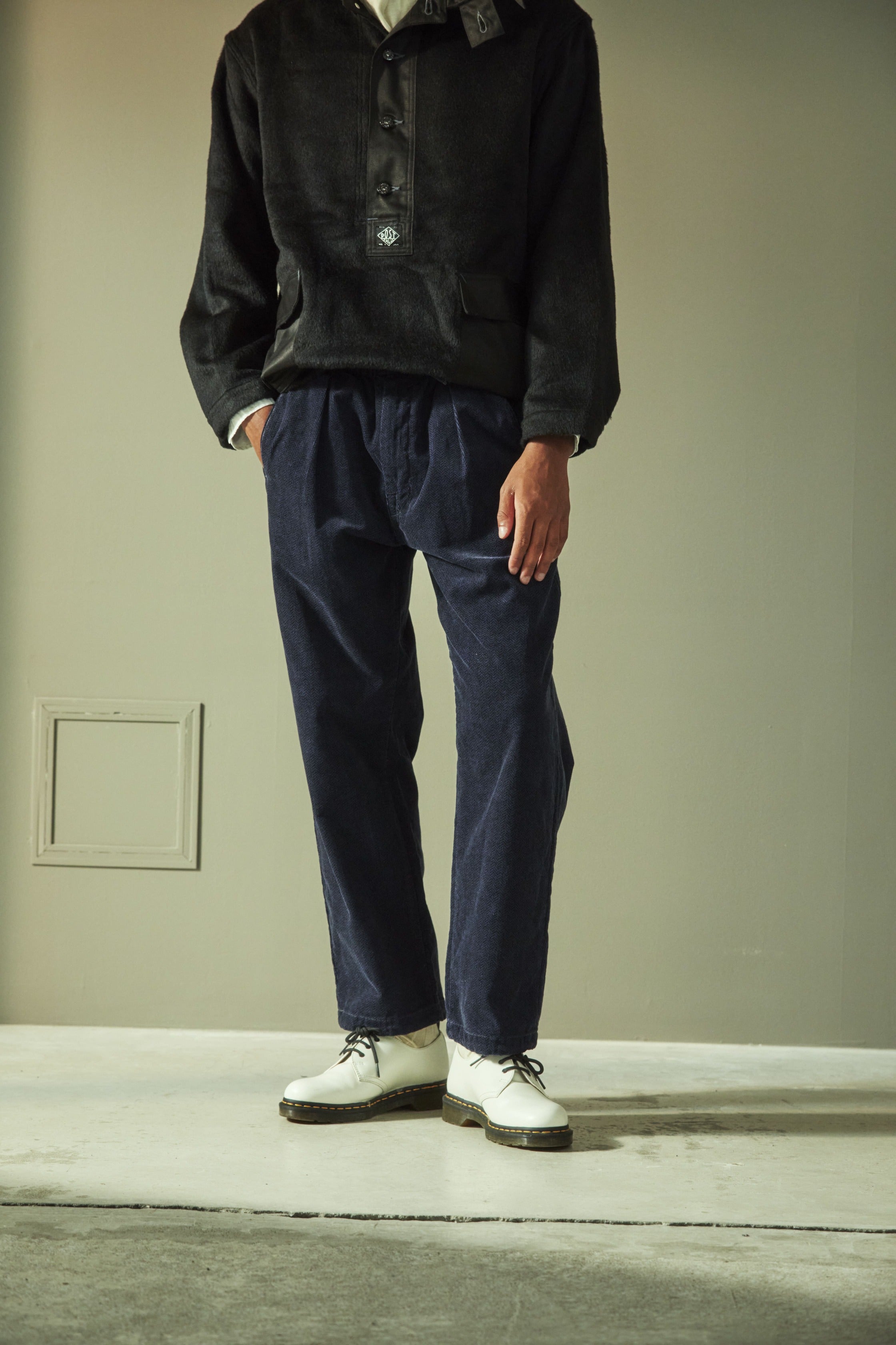 #1105-AMB NAVY Parka : alpaca mohair (SHOP SPECIAL)