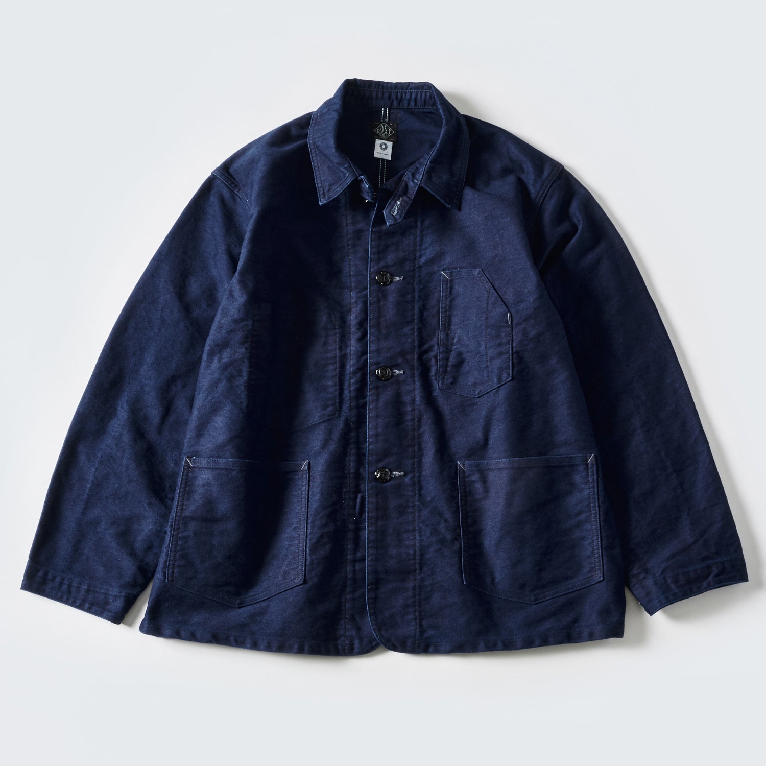 #1101-MI No.1 Jacket : vintage moleskin indigo