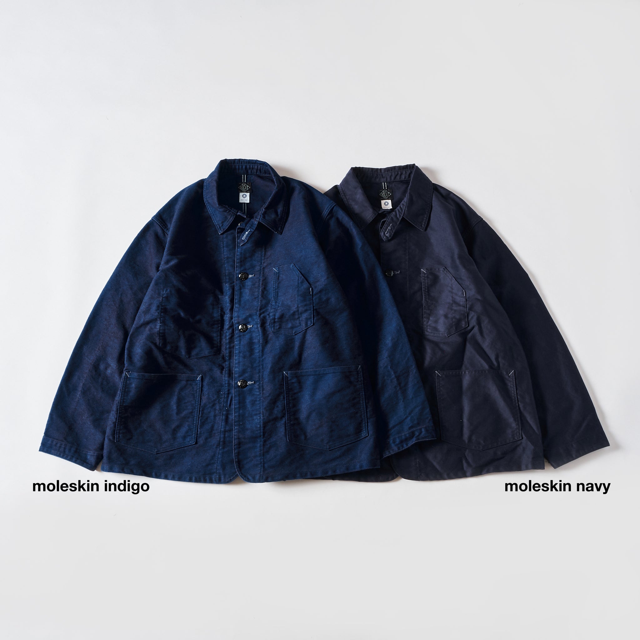 #1101-MI No.1 Jacket : vintage moleskin indigo