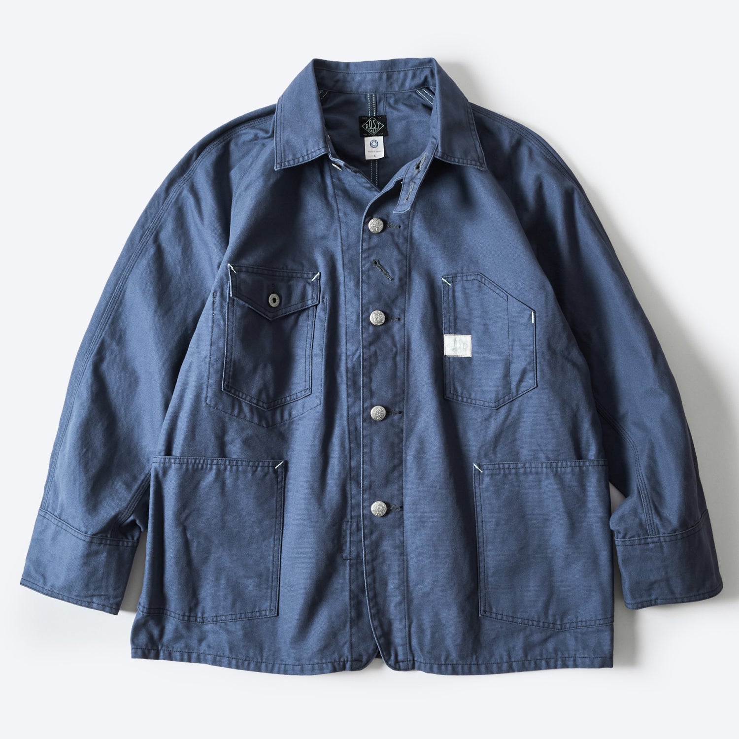 #1102-CON Engineer's Jacket : cotton canvas navy
