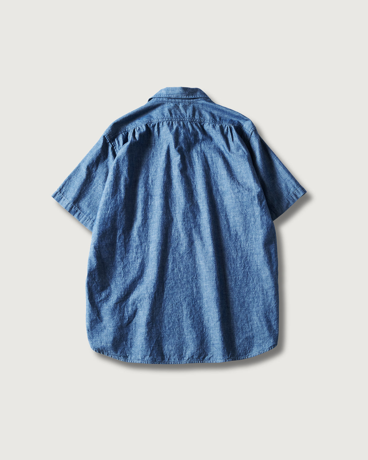#1201S-CC No.1 Shirt S/S : classic chambray indigo