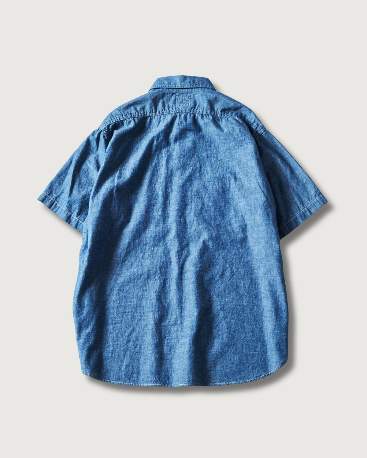 #1206S-CC No.6 Shirt S/S : classic chambray indigo