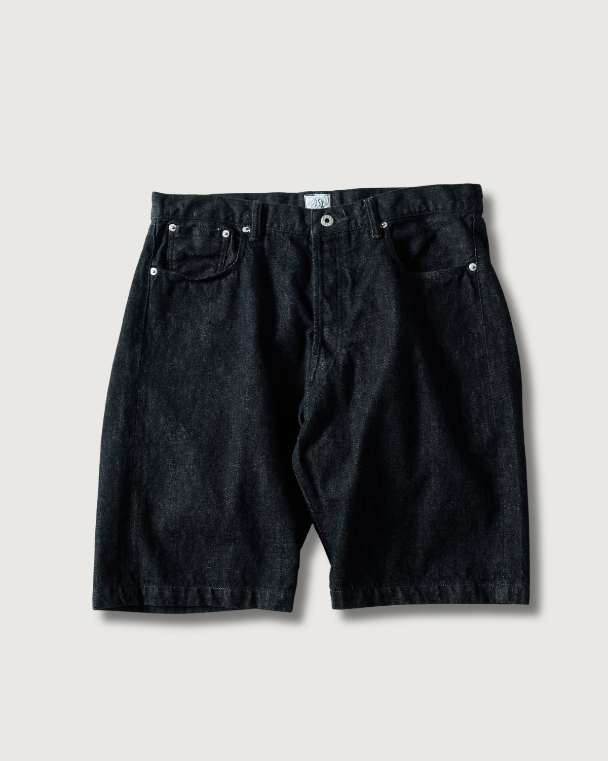#1397S-12DB No.2 Five Pocket Shorts : 12oz. Denim black