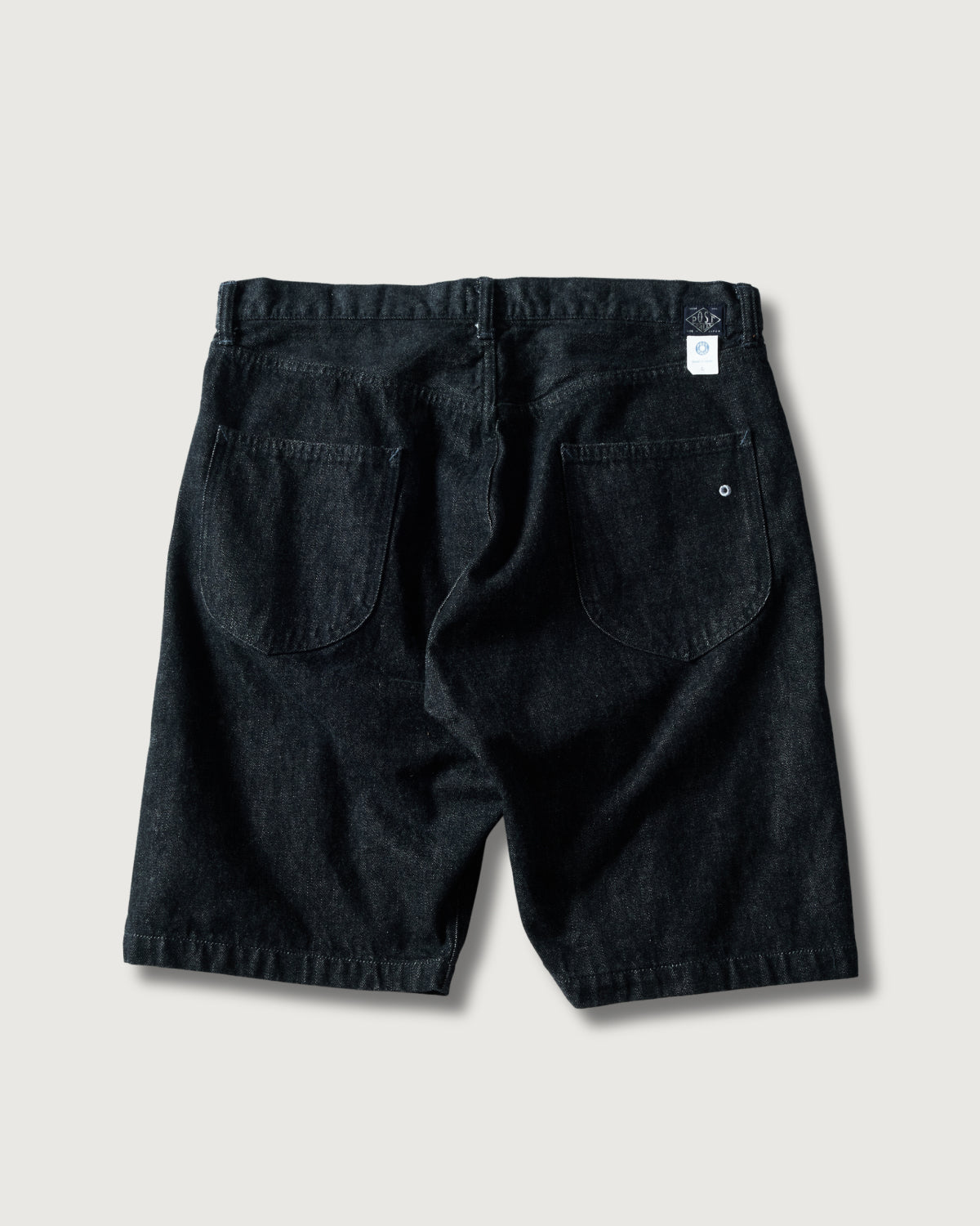 #1397S-12DB No.2 Five Pocket Shorts : 12oz. Denim black