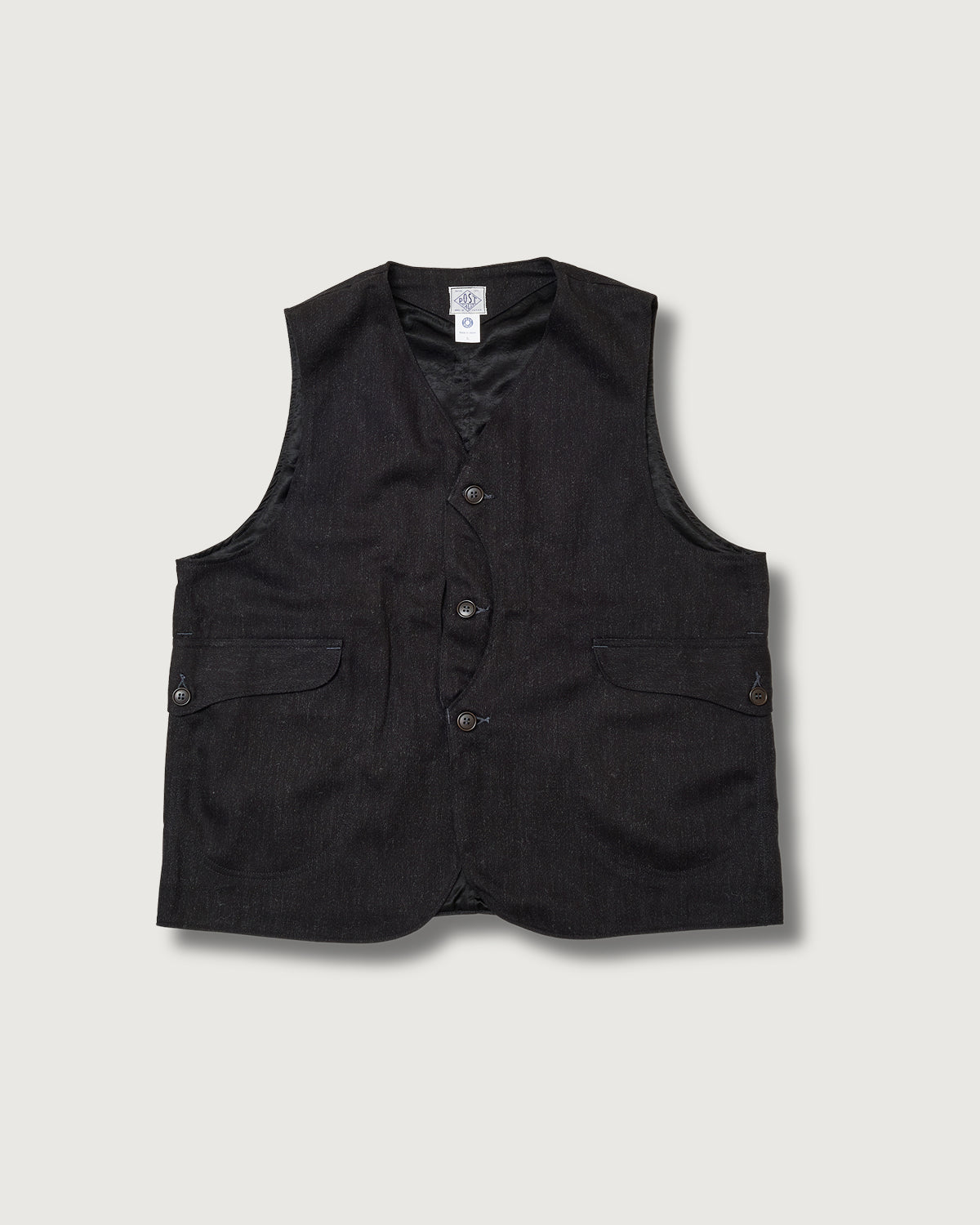 #1512-CW Royal Traveler : cotton whipcord black flash