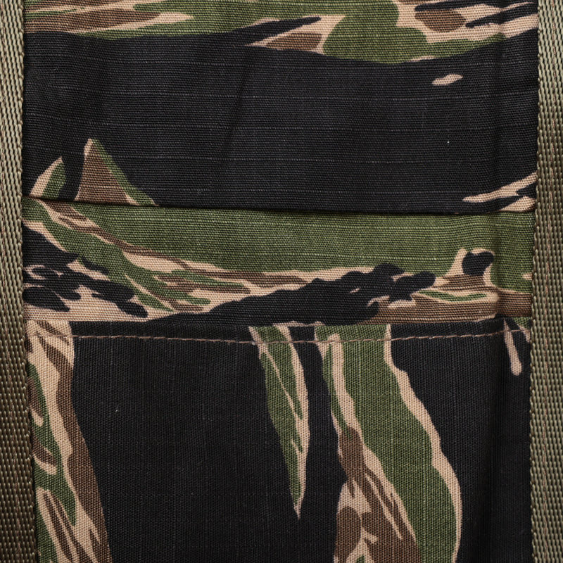 NYT Sidewalker Tote : cotton ripstop tiger camo green bag-018 "Dead Stock"
