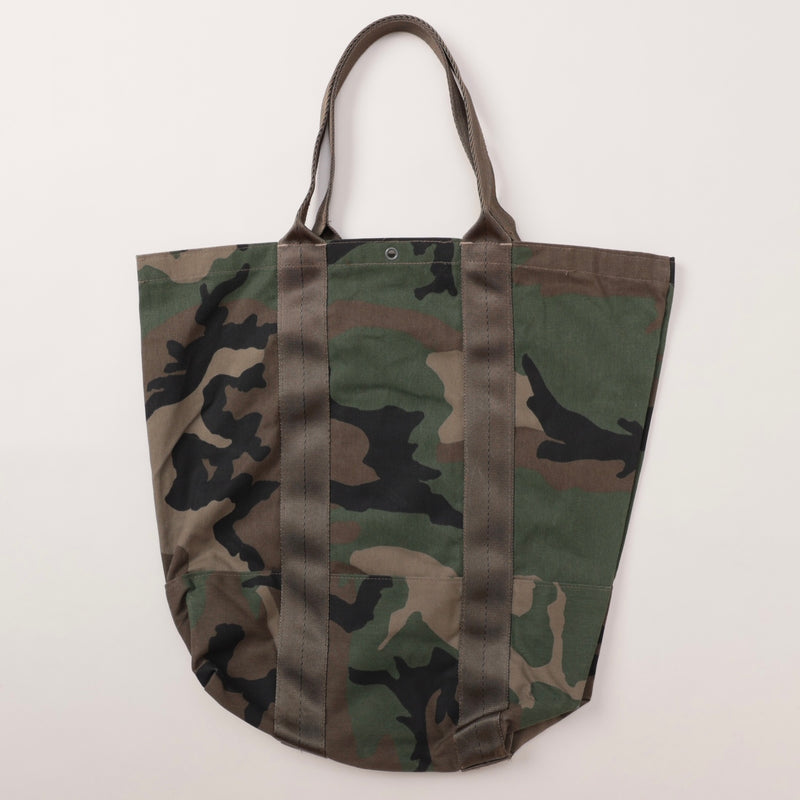 NYT T-2 Tote Large : cotton canvas green camo bag-020 "Dead Stock"
