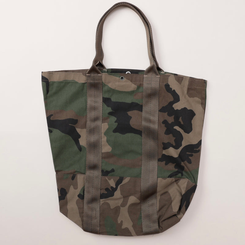 NYT T-2 Tote Large : cotton canvas green camo bag-020 "Dead Stock"