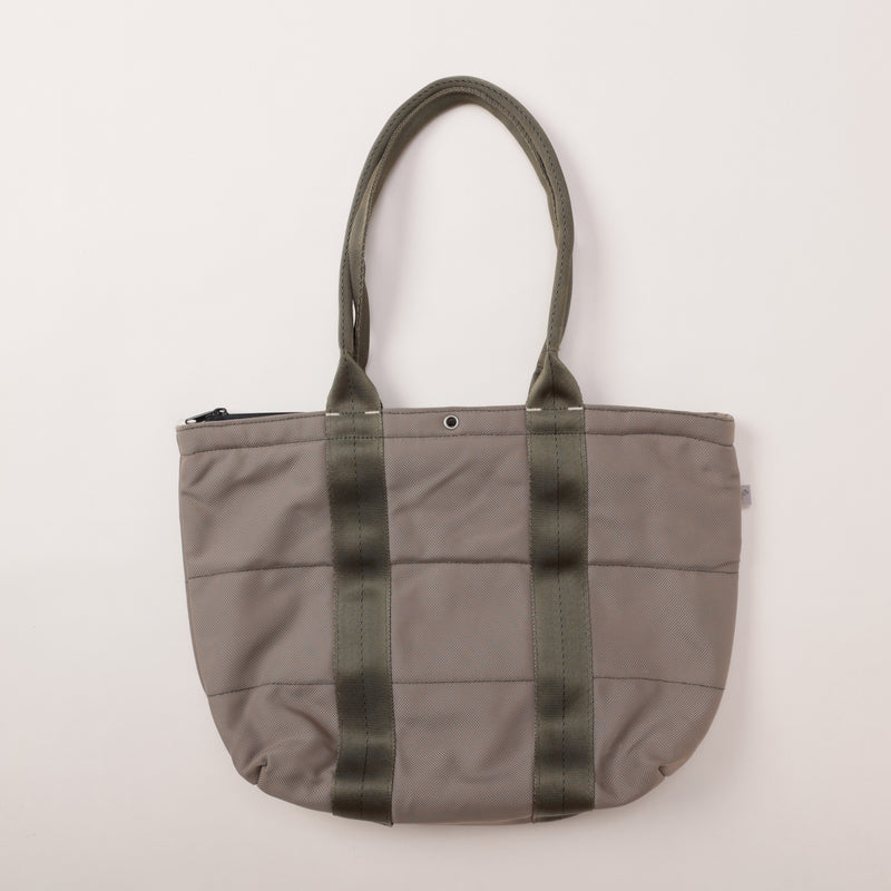 NYT Striper 03 Tote Midium : ballistic nylon beige bag-027 "Dead Stock"