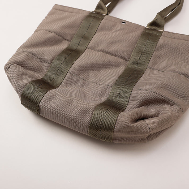 NYT Striper 03 Tote Midium : ballistic nylon beige bag-027 "Dead Stock"