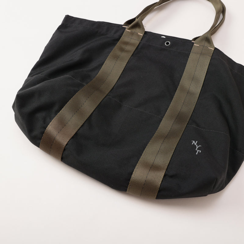 NYT T-2 Tote Large "short" : cordura nylon black bag-029 "Dead Stock"