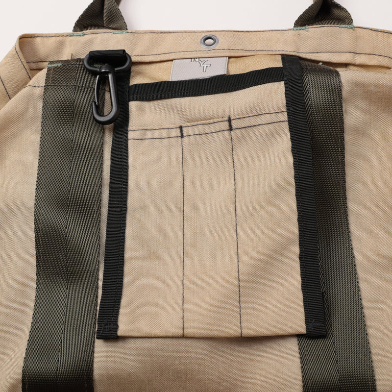 NYT T-2 Tote Large : cordura nylon dusty khaki bag-034 "Dead Stock"