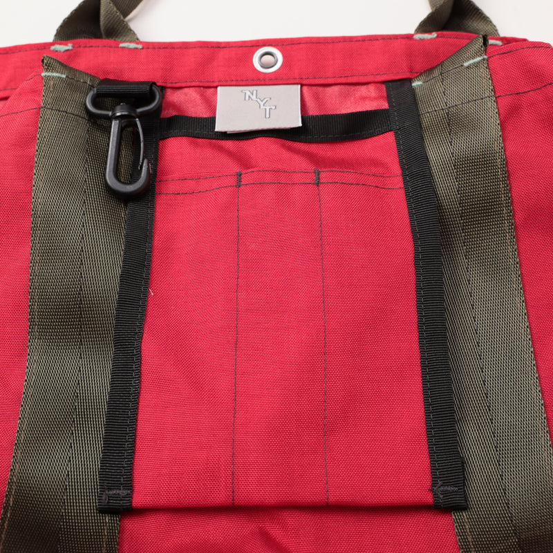 NYT T-2 Tote Large: cordura nylon red bag-036 "Dead Stock"