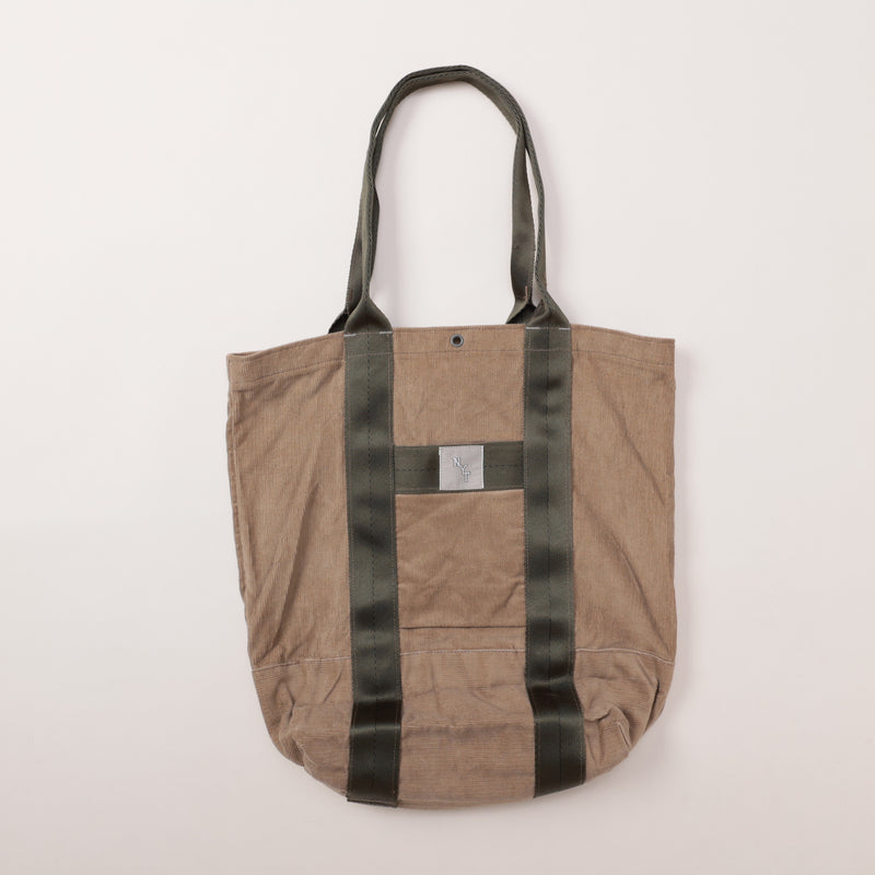 NYT Sidewalker Tote : summer corduroy brown bag-039 "Dead Stock"