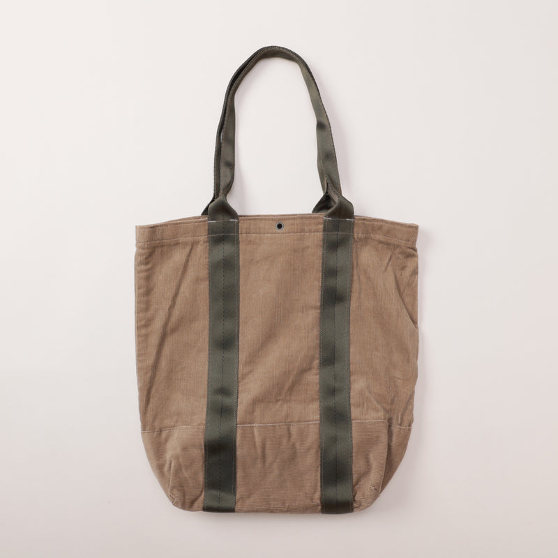 NYT Sidewalker Tote : summer corduroy brown bag-039 "Dead Stock"