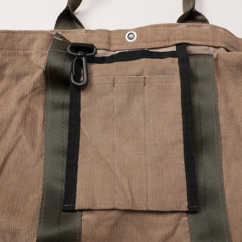 NYT Sidewalker Tote : summer corduroy brown bag-039 "Dead Stock"