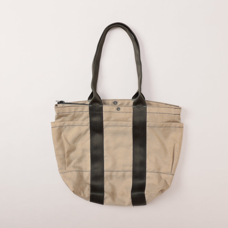 NYT T-4G Tote with Zip : cordura nylon dusty khaki bag-051 "Dead Stock"