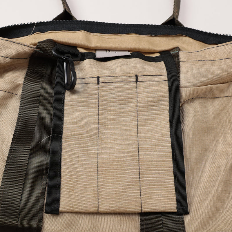 NYT T-4G Tote with Zip : cordura nylon dusty khaki bag-051 "Dead Stock"