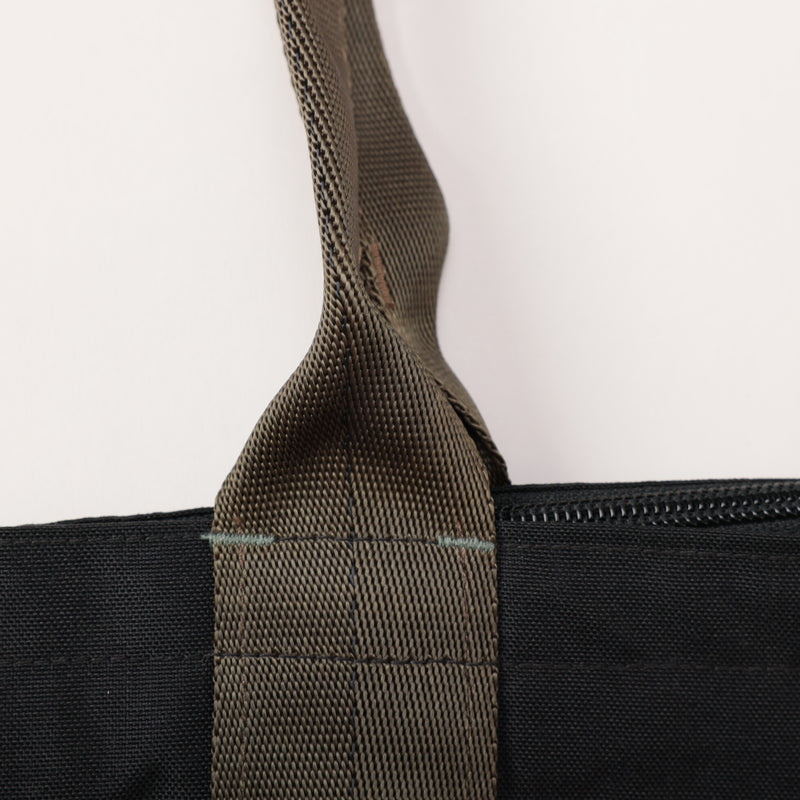 NYT T-4G Tote with Zip : cordura nylon black bag-052 "Dead Stock"