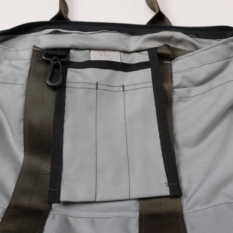 NYT T-4G Tote with Zip : cordura nylon silver bag-053"Dead Stock"