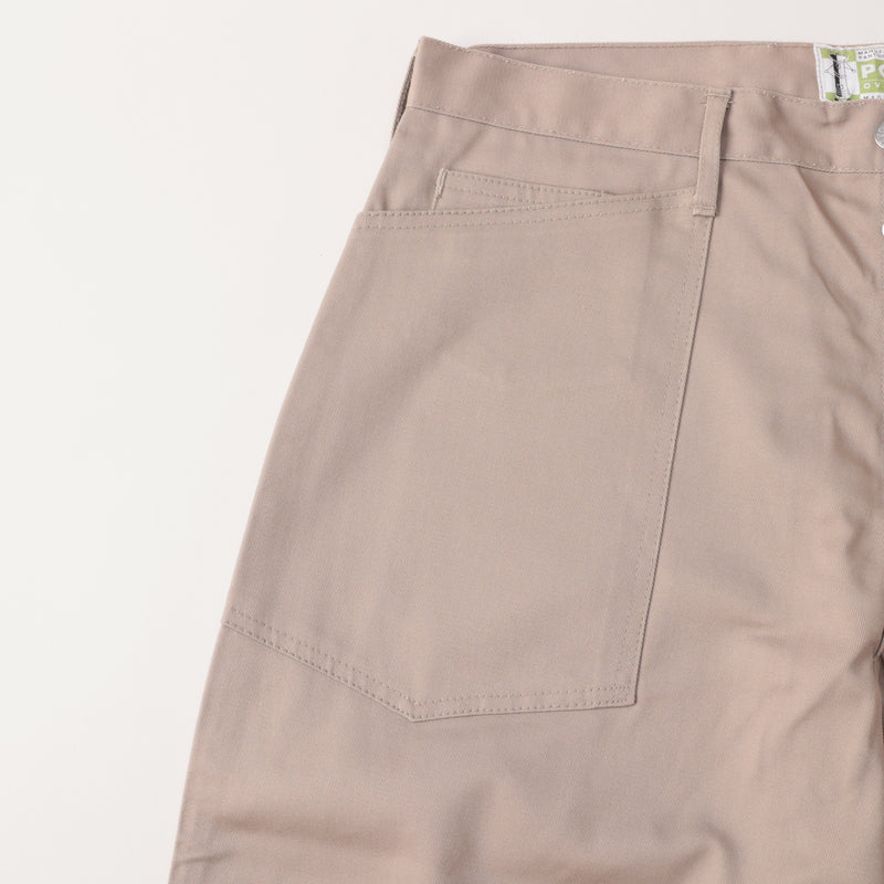 Army Pants : cotton twill khaki green tag pa-052 "Dead Stock"
