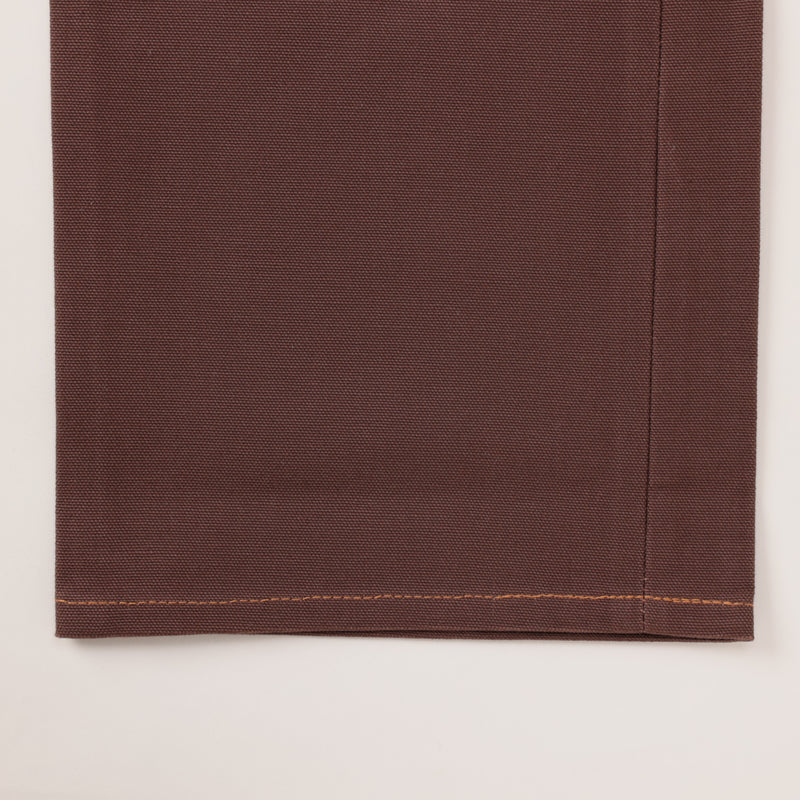 Five Pockets : cotton canvas brown(orange stitch) pa-082 "Dead Stock"