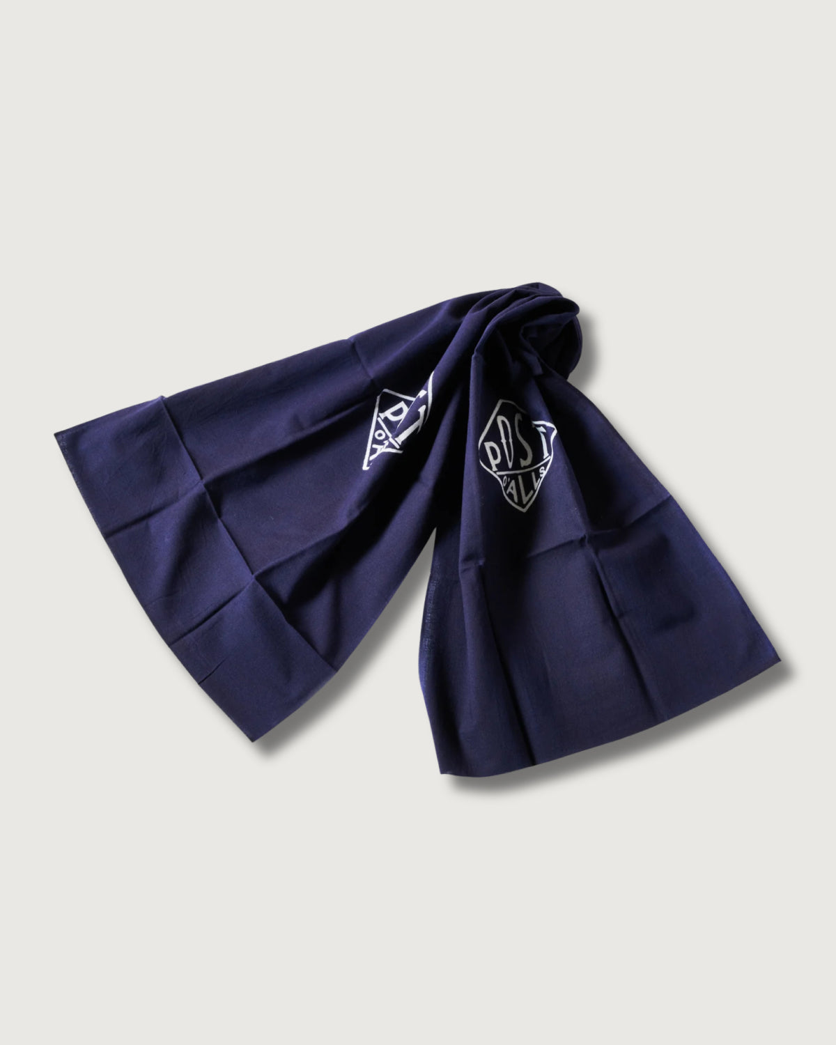 #1960-NV POST Tenugui : navy/navy 116 x 34