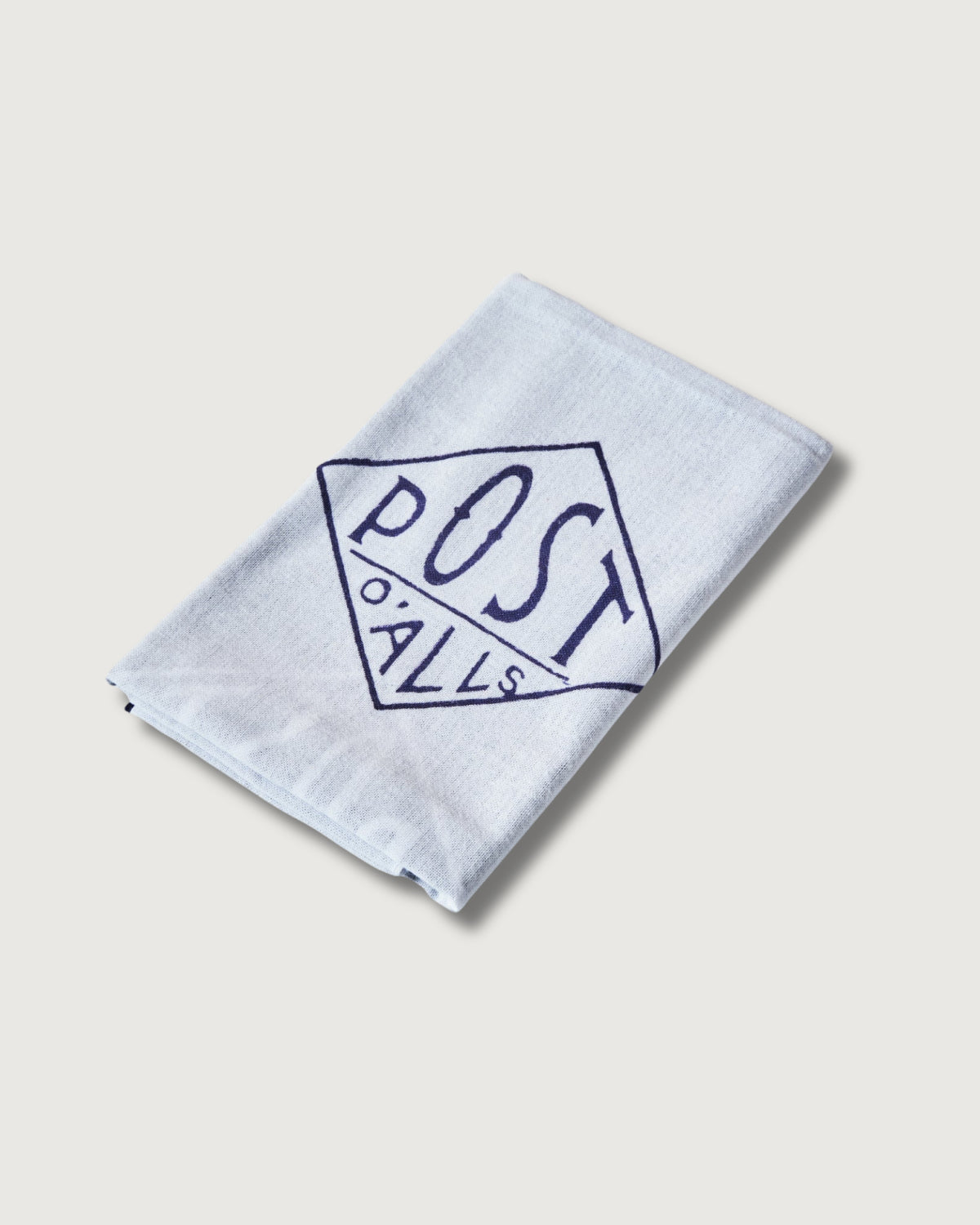 #1960-WN POST Tenugui : white/navy 116 x 34