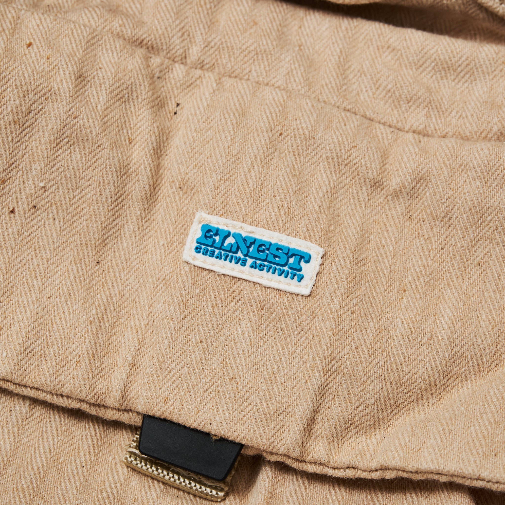 EP02-CHN ELNEST x Post O'Alls All-in-One：cotton herringbone natural