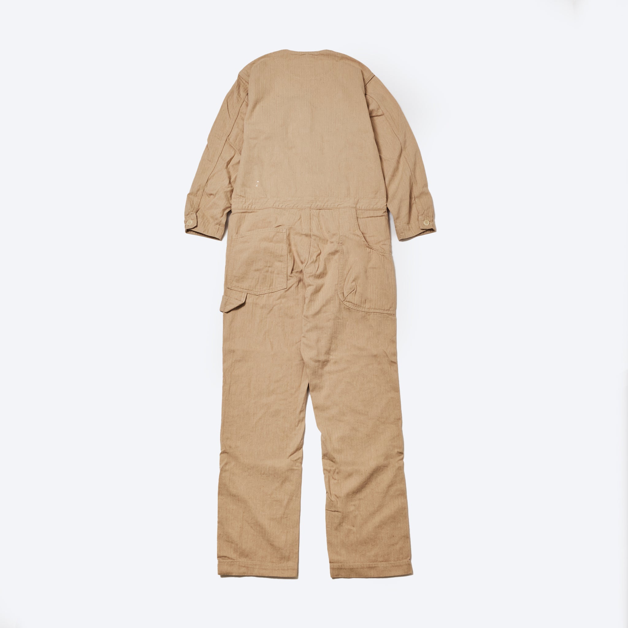 EP02-CHN ELNEST x Post O'Alls All-in-One：cotton herringbone natural