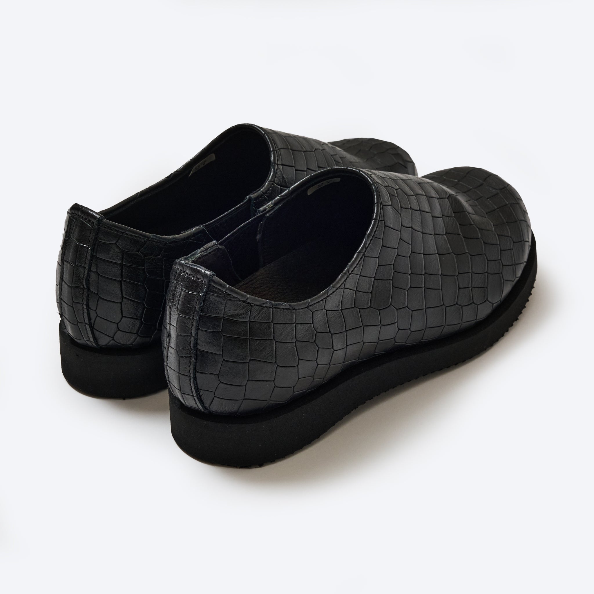 #P2000-SG POST x AMB slip-on : cow suede gray